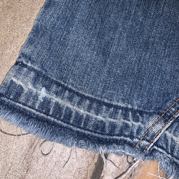 Abercrombie & Fitch Distressed Denim Skirt - Picture 9 of 13